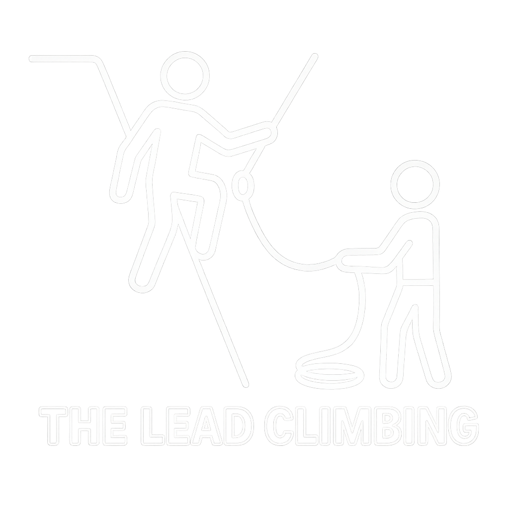 Outdoor Lead Climbing course logo.